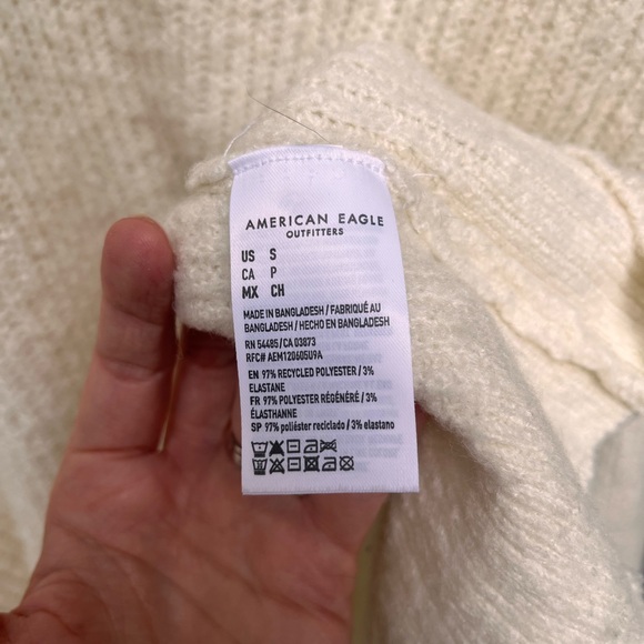 AE Whoa So Soft Oversized Collared Sweater - Picture 4 of 4